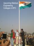 BTC Chief Hagrama Mohilary during the unfurling of the national flag.