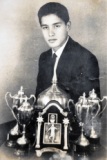 Chow Indrajit Namchoom with some of his trophies