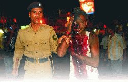 Tripura Blast images in 2008