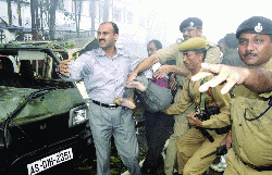 The chaos created by the blast in Bongaigoan and Barpeta in 2008
