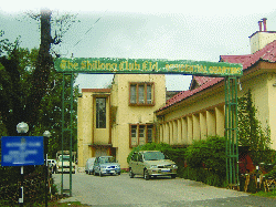 Entrance to the residential part of Shillong Club