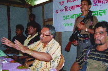 ULFA leader Mirnal (center)