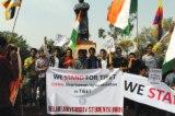 Showing solidarity with Tibetan cause