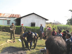 Awareness cum training programme at Sangriang