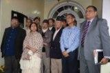 Cheif Minister Mamata Banerjee with GJM leaders in Darjeeling